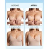 OEAK Women Strapless Sticky Bra Invisible Adhesive Backless Dress Bra NDE D