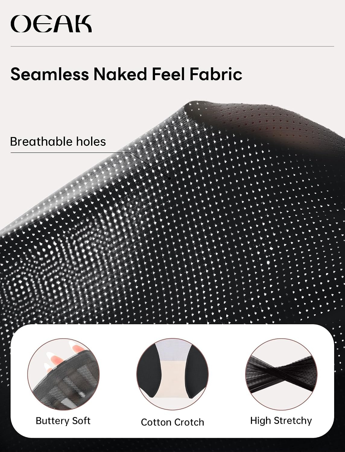 image:imageOEAK Tummy Control Shapewear Briefs Black amp Supportive Wireless Bras Coffee M