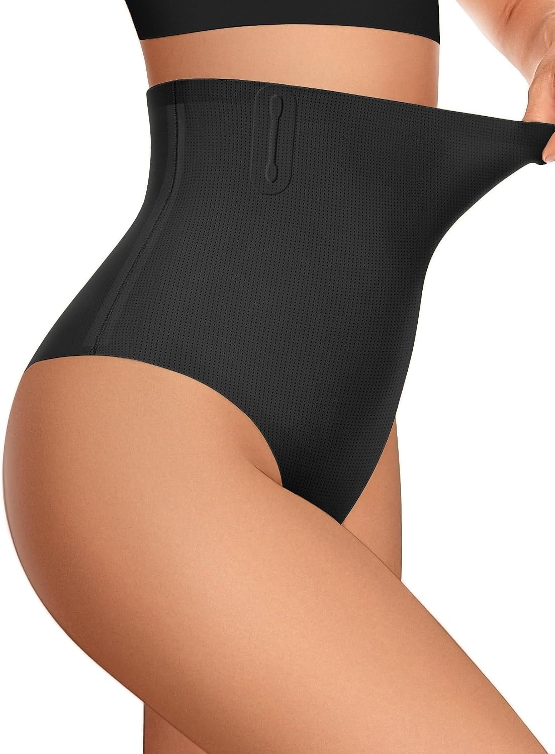 image:imageOEAK Womens Tummy Control Shapewear Seamless Girdle High Waisted ShapewearBlack