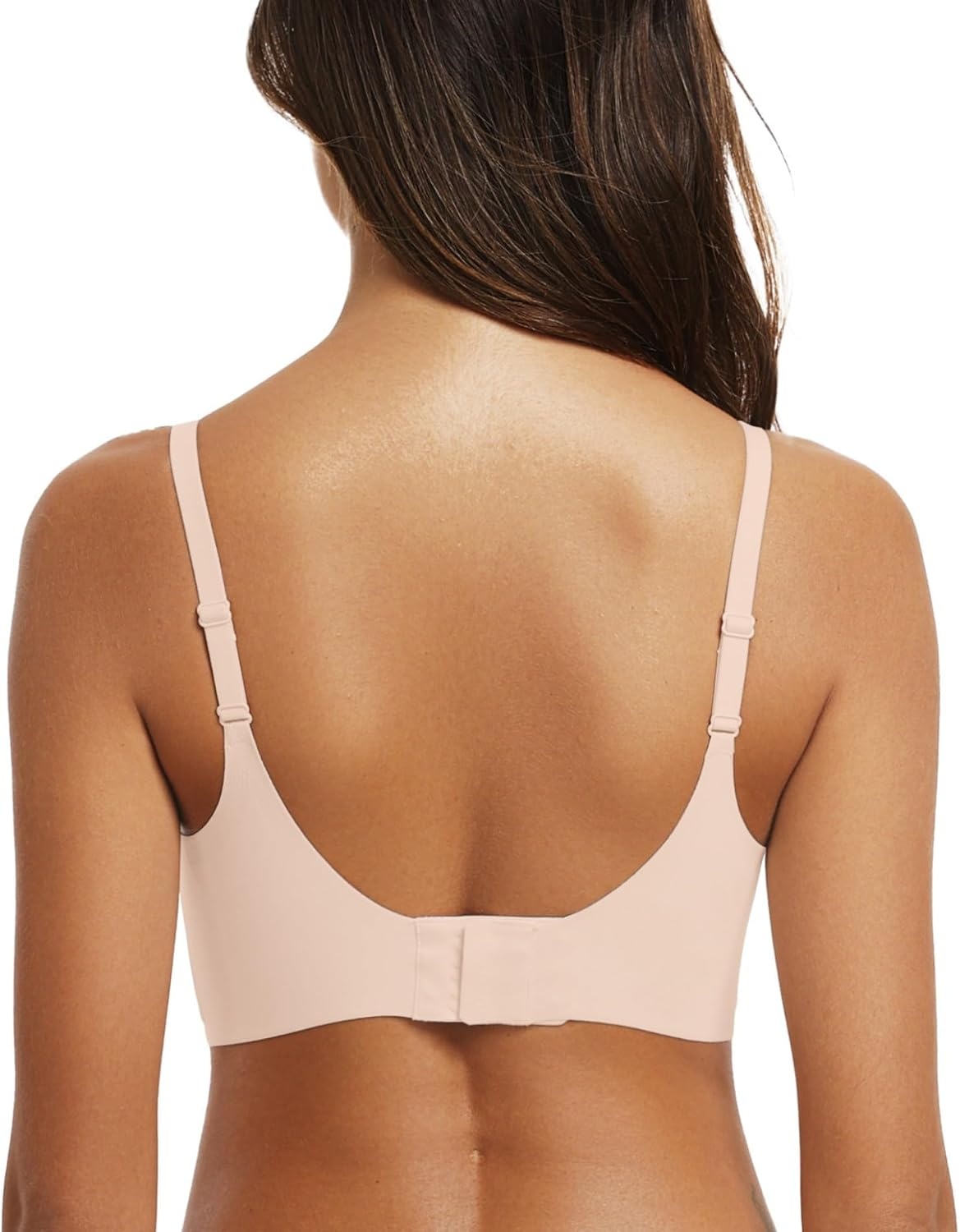 image:imageOEAK Womens Wireless Jelly Bras Comfortable Gel Bra Everyday Tshirt BrasNude