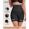 OEAK Deep V Bras Coffee 2XL+Tummy Control Shapewear Thigh Slimmer Black 2XL