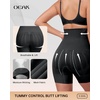 OEAK Women Shapewear Tummy Control Body Shaper Shorts Plus Underwear(Black)