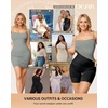OEAK Women Shapewear Tummy Control Body Shaper Shorts Plus Underwear(Black)