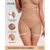 OEAK Women Shapewear Tummy Control Body Shaper Shorts Plus Underwear(Latte)