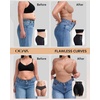 OEAK Women Shapewear Tummy Control Body Shaper Shorts Plus Underwear(Latte)