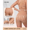 OEAK Women Shapewear Tummy Control Body Shaper Shorts Plus Underwear(Latte)