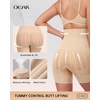 OEAK Women Shapewear Tummy Control Body Shaper Shorts Plus Underwear(Nude)