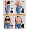 OEAK Women Shapewear Tummy Control Body Shaper Shorts Plus Underwear(Nude)