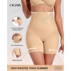 OEAK Women Shapewear Tummy Control Body Shaper Shorts Plus Underwear(Sand)