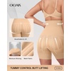 OEAK Women Shapewear Tummy Control Body Shaper Shorts Plus Underwear(Sand)