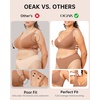 OEAK Womens Jelly Bras Wireless Deep V Bralette Comfy Push Up Tshirt Bras(Airy Coffee)