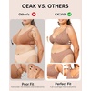 OEAK Womens Jelly Bras Wireless Deep V Bralette Comfy Push Up Tshirt Bras(Leopard Light-coffee)