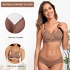 OEAK Womens Push Up Everyday Bras Coffee & SuperPower Tummy Control Shapewear Nude S