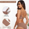 OEAK Womens Push Up Everyday Bras Coffee & Tummy Control Shapewear for Women Seamless Nude M