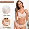 OEAK Womens Push Up Everyday Bras & Tummy Control Shapewear for Women Seamless Nude XL