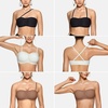 OEAK Womens Strapless Bras Push Up Bandeau Bra Coffee & Tummy Control Shapewear Nude S