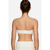 OEAK Womens Strapless Bras Push Up Bandeau Bra White & Tummy Control Shapewear Nude L