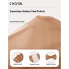 OEAK Womens Tummy Control Shapewear Seamless Girdle High Waisted Shapewear(Coffee)