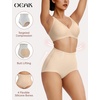 OEAK Womens Tummy Control Shapewear Seamless Girdle High Waisted Shapewear(Nude)