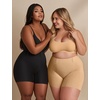OEAK Womens Tummy Control Shapewear Seamless Girdle High Waisted Shapewear(Sand)