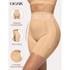 OEAK Womens Tummy Control Shapewear Seamless Girdle High Waisted Shapewear(Sand)