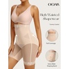 OEAK Womens Wireless Bras V Mesh & Tummy Control SuperPower Nude S