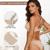 OEAK Womens Wireless Jelly Bras Comfortable Gel Bra Everyday Tshirt Bras(Airy Nude)