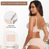OEAK Womens Wireless Jelly Bras Comfortable Gel Bra Everyday Tshirt Bras(Nude)