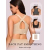 OEAK Womens Wireless Jelly Bras Plus Size Support Push Up Comfortable Bra(Airy Skin)