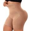 OEAK Women Shapewear Tummy Control Body Shaper Shorts Plus Underwear(Latte)