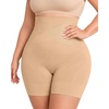 OEAK Women Shapewear Tummy Control Body Shaper Shorts Plus Underwear(Sand)