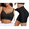 OEAK Womens Push Up Everyday Bras & Tummy Control Shapewear for Women Seamless Black S