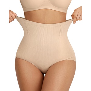 OEAK Tummy Control Shapewear for Women Seamless Girdle High Waisted Body Shaper Underwear Panty Smooth Under Dress Shapewear Small Nude Briefs