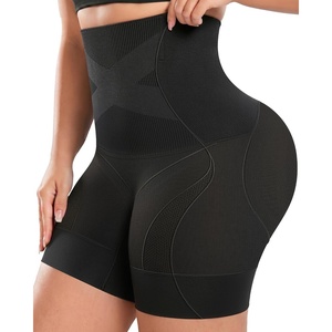 OEAK Women Shapewear Tummy Control Body Shaper Shorts Plus Underwear(Black)
