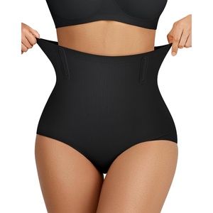 OEAK Womens Tummy Control Shapewear Seamless Girdle High Waisted Shapewear(Black)