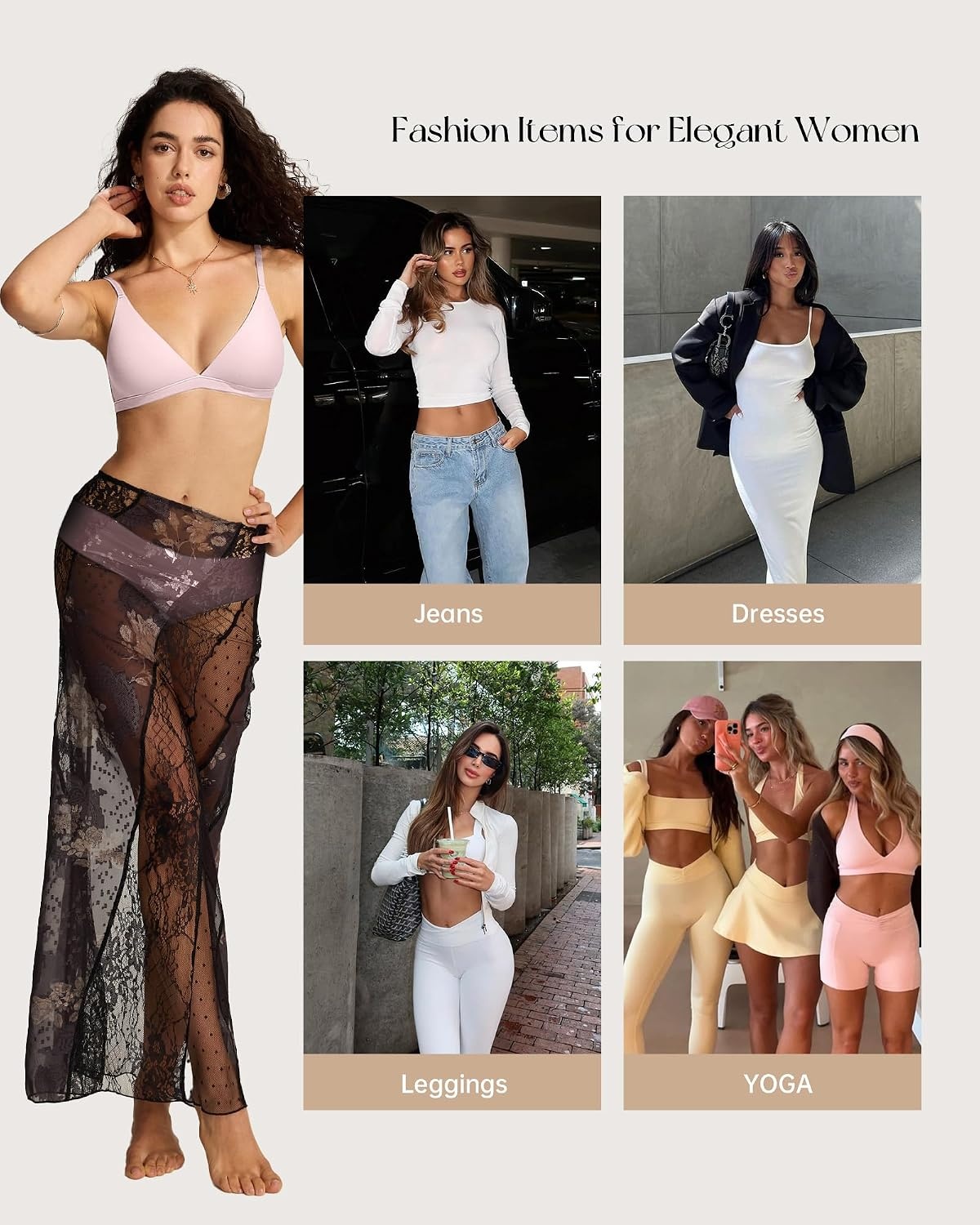 image:imageOEAK Seamless Thongs for Women Invisible Thongs No Show Thong Panty Liners Tangas Comfortable Workout GStrings UnderwearPeach Pink