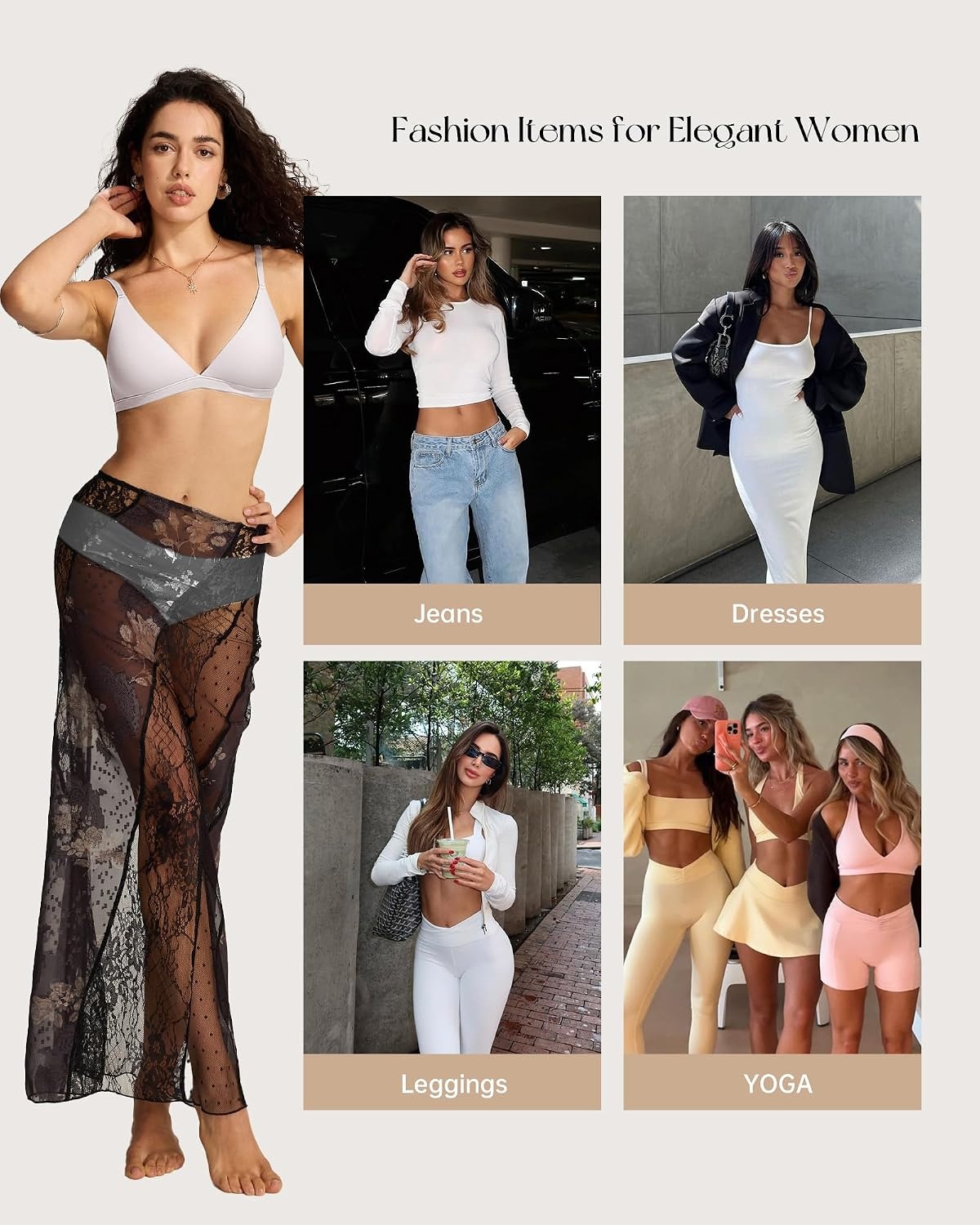 image:imageOEAK Seamless Thongs for Women Invisible Thongs No Show Thong Panty Liners Tangas Comfortable Workout GStrings UnderwearWhite