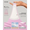 OEAK Seamless Thongs for Women Invisible Thongs No Show Thong Panty Liners Tangas Comfortable Workout G-Strings Underwear(Cherry Blossom)
