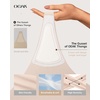 OEAK Seamless Thongs for Women Invisible Thongs No Show Thong Panty Liners Tangas Comfortable Workout G-Strings Underwear(Cream)